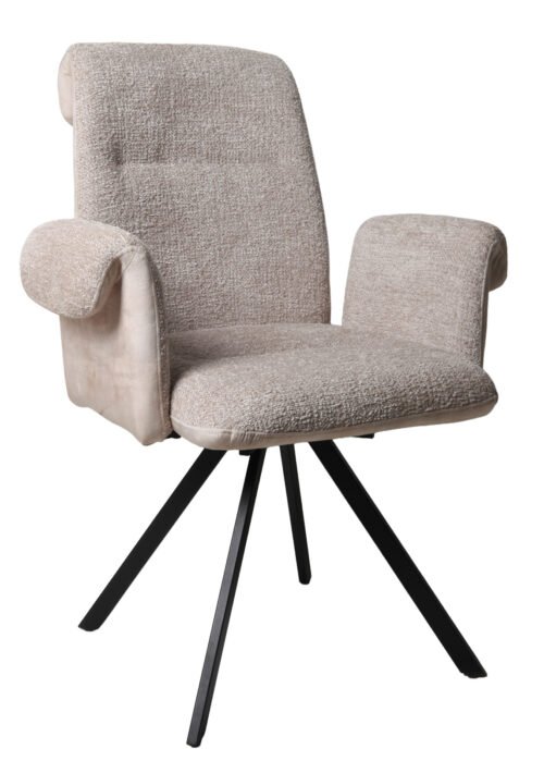 Tuoli LEONORA beige (pyörivä)