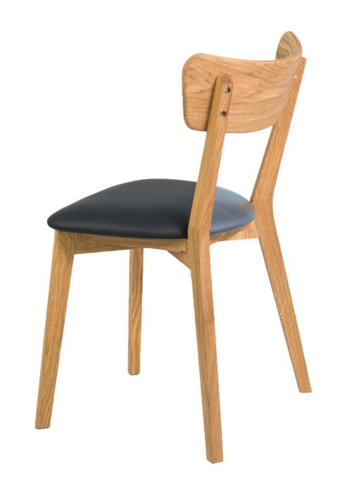 Tuoli URHO tammi/musta nahka - Image 2