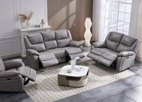 ALEXIS 2-istuttava recliner-sohva, harmaa - Image 3