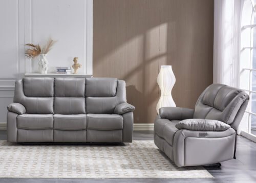 ALEXIS 2-istuttava recliner-sohva, harmaa - Image 4