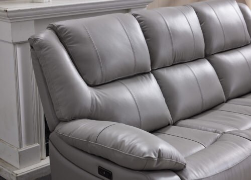 ALEXIS 3-istuttava recliner-sohva, harmaa - Image 3