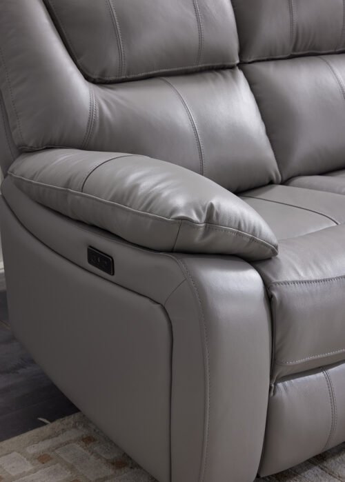 ALEXIS 3-istuttava recliner-sohva, harmaa - Image 5