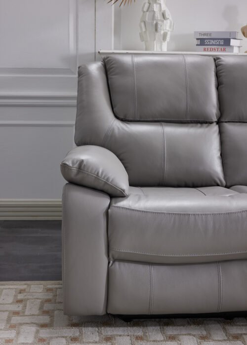ALEXIS 3-istuttava recliner-sohva, harmaa - Image 6
