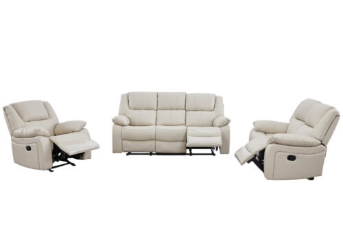 ALEXIS 3-istuttava recliner-sohva, kerma - Image 6