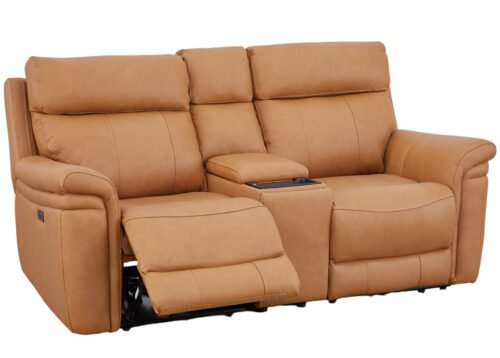 BAXTER 2-istuttava recliner-sohva, ruskea - Image 2