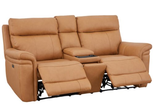 BAXTER 2-istuttava recliner-sohva, ruskea - Image 3