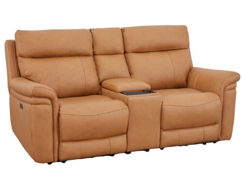 BAXTER 2-istuttava recliner-sohva, ruskea