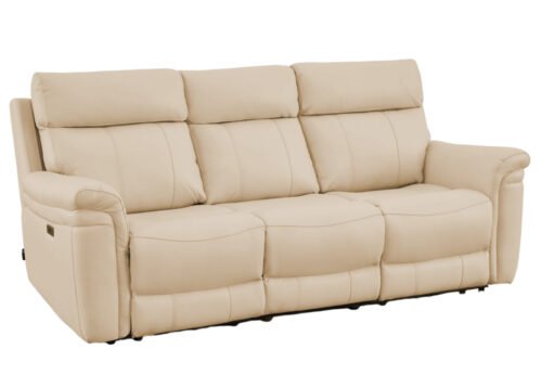 BAXTER 3-istuttava recliner-sohva, beige - Image 3