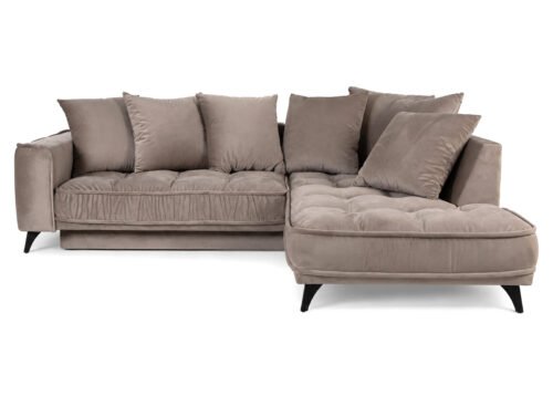 Kulmadivaanivuodesohva BELLINA Setti 3 oikea beige (Piano 04)