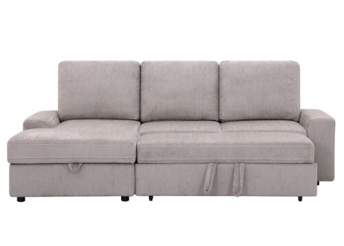 Kulmadivaanivuodesohva KAIRO vasen vaaleanbeige - Image 4
