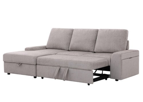 Kulmadivaanivuodesohva KAIRO vasen vaaleanbeige - Image 6