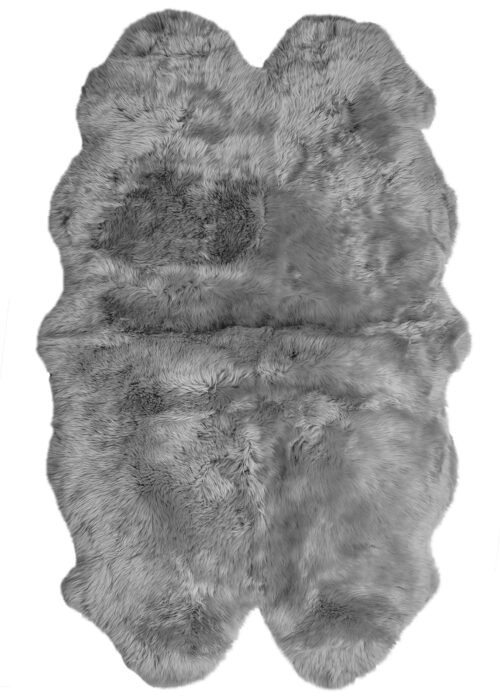 Luonnonmukainen lampaantalja MARINO harmaa (QUATRO)