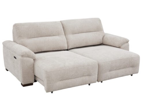 Mekanismi-sohva ARON 3-istuttava vaaleanbeige - Image 4