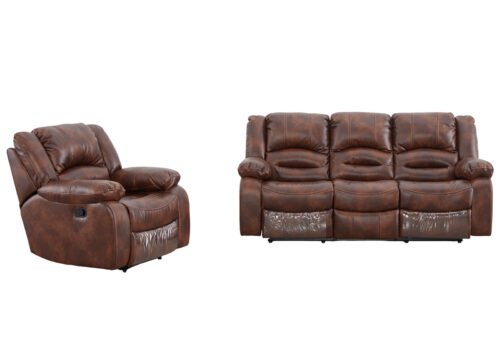 Recliner-nojatuoli VERNON ruskea - Image 6