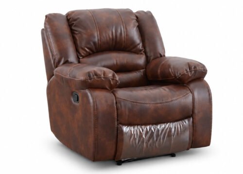 Recliner-nojatuoli VERNON ruskea