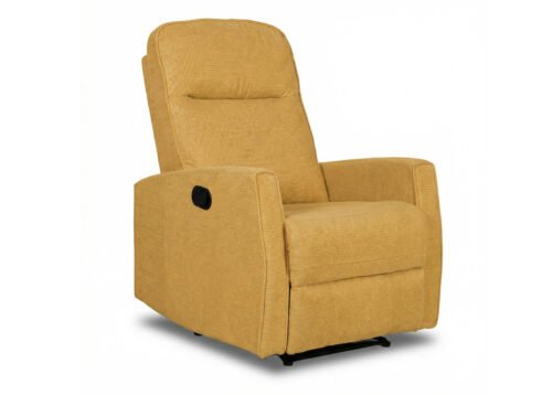 Recliner-nojatuoli VILJA keltainen