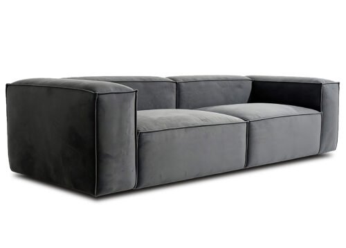 Sohva STELLA 3-hengen tummanharmaa - Image 2