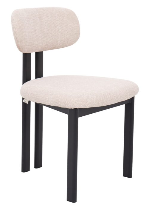 Tuoli KEVIN vaaleanbeige/musta