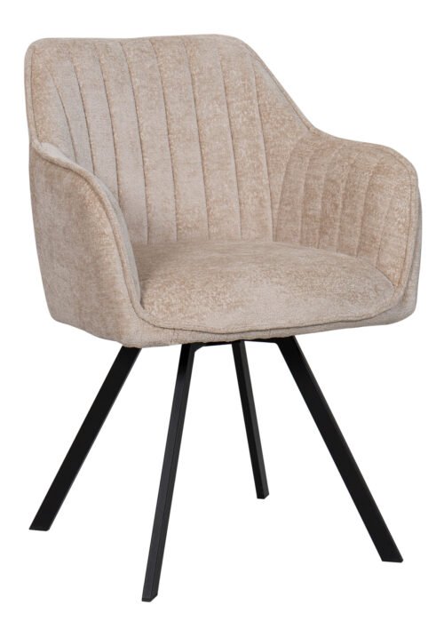 Tuoli MILO beige/musta