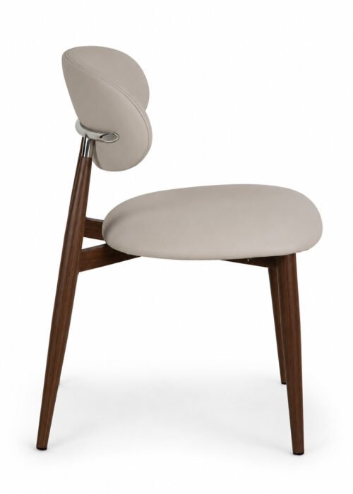 Tuoli SYRI beige PU/pähkinä - Image 4