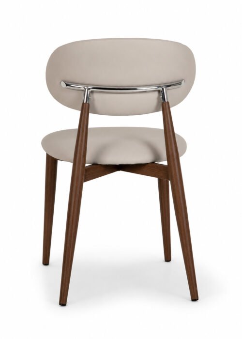 Tuoli SYRI beige PU/pähkinä - Image 5