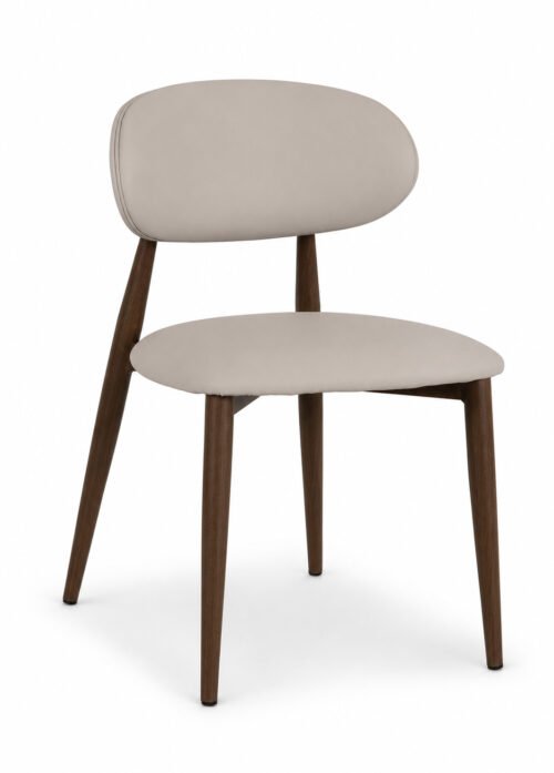 Tuoli SYRI beige PU/pähkinä