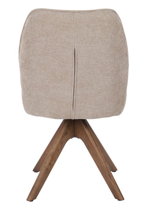 Tuoli ZAK beige/tammi (pyörivä) - Image 5