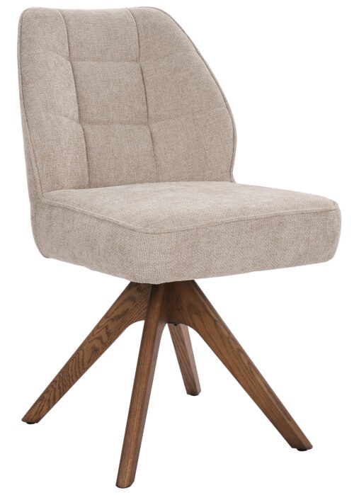 Tuoli ZAK beige/tammi (pyörivä)