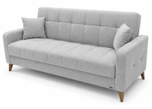 Vuodesohva LUNA 3-istuttava vaaleanharmaa (Loft 04) - Image 2