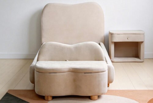 Yöpöytä NORA beige - Image 6